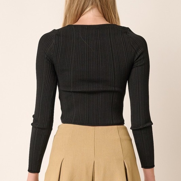 -SWEATER KNIT TOP - Picture 3 of 3